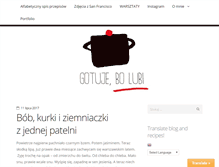 Tablet Screenshot of gotujebolubi.pl